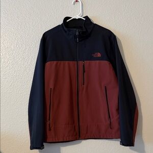 The North Face Men's Burgundy and Black Performance Jacket